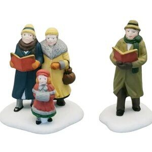 Department 56 Christmas in the City Caroling Thru The City 56.55484 partial set